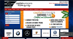 Desktop Screenshot of capitaleurocars.com